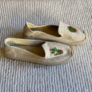 Soludos Platform Cactus Smoking Slipper Espadrilles